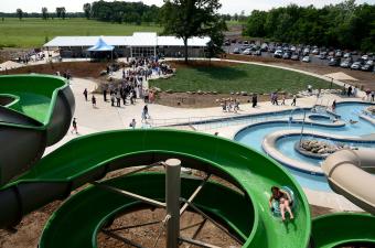 Aquatic Center Water Walking