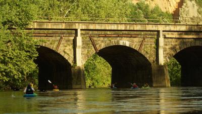 Mapleton Arch Trestle along the Juniata River Water Trail
