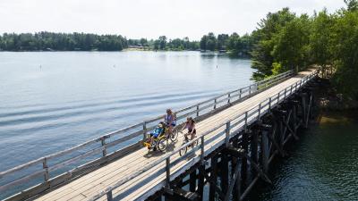biking
