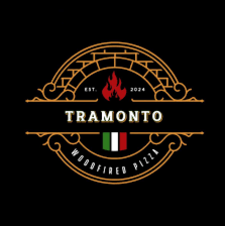 An image of Tramonto Woodfired Pizza's logo.