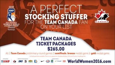 Team Canada Ticket Packages