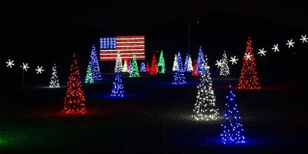 Christmas Night of Lights at the Indiana State Fairgrounds (Photo courtesy of the Indiana State Fairgrounds Facebook page)