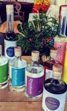 Bottles of Rhodium alcohol.