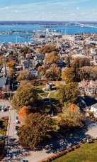 Fall Arial View of Newport