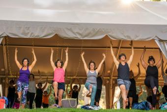 Summer Nights: Sunset Yoga with Silent Disco