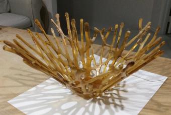 Fused Glass Twig Bowls