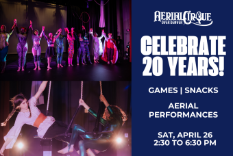 Aerial Cirque Over Denver (ACOD) 20th Anniversary Celebration