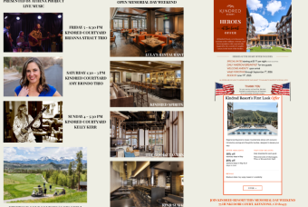 Kindred Resort's Memorial Day Weekend