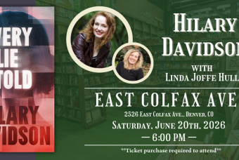 Hilary Davidson with Linda Joffe Hull Live at Tattered Cover Colfax