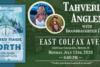 Tahverlee Anglen with Granddaughter Crow Live at Tattered Cover Colfax