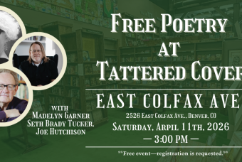 Free Local Poetry Reading Live at Tattered Cover Colfax