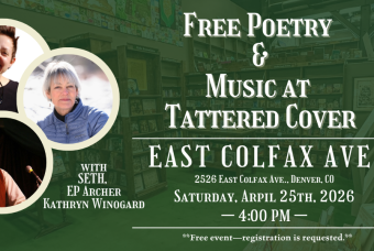 Free Local Poetry and Music Live at Tattered Cover Colfax