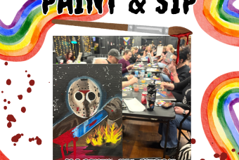 Queer Horror Paint & Sip