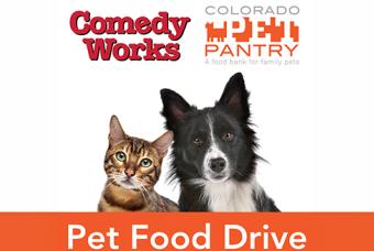 Comedy Works Pet Food Drive
