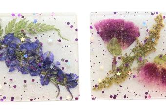 Flower Coaster Creation Class | Grace Noel Art