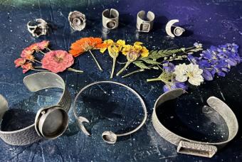 Flower Jewelry Making Class | Grace Noel Art