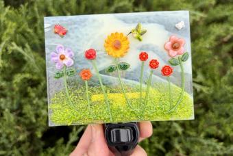 Floral Freeze & Fuse Glass Class