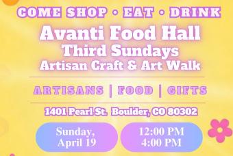 Hello Spring Artisan Craft & Art WalkAvanti Food Hall Third Sundays