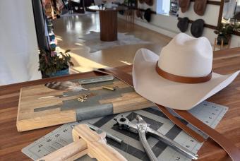 Custom Hat + Leather Hat Band Workshop
