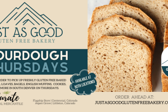 Gluten Free Sourdough Thursdays with Just as Good Bakery