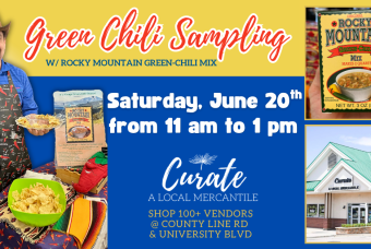 Rocky Mountain Green Chili Sampling