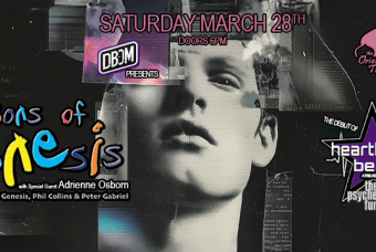 Peter Gabriel, Phil Collins, Genesis, & The Psychedelic Furs Tributes + Adrienne O & VJ Hustlehoff!!