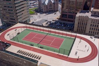 The Athletic Club: Rooftop Fitness Class