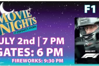 Outdoor Movie Night – F1 & Fireworks