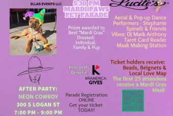 Mardi Gras & Mardi Paws Fat Tuesday
