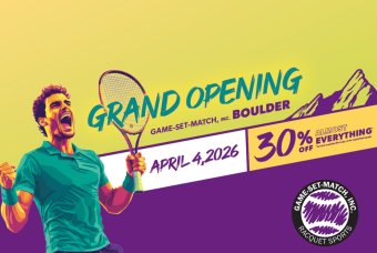 Game-Set-Match Boulder Store Grand Opening