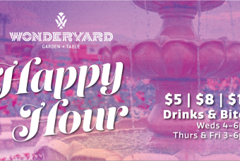 Happy Hour at Wonderyard Garden + Table