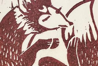 Woodland Critter Printmaking Art Class | Grace Noel Art