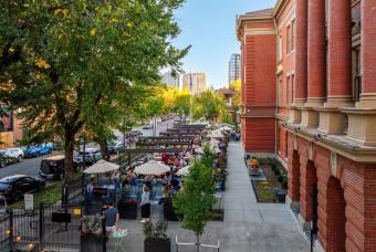 Adaptive Reuse at the Historic Evans School Walking Tour