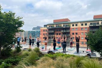 Terrace Vinyasa x CorePower Yoga