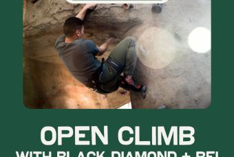 Open Climb with Black Diamond + REI