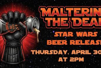 Star Wars Beer Tapping: Maltering the Deal Black IPA
