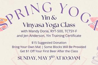 Spring Yin and Vinyasa Yoga Class