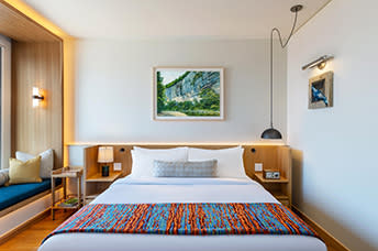 Room at The Compton Hotel.