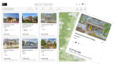 Sample view of short-term rental listings for the Sundance Film Festival in Boulder, CO.