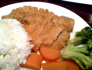Chicken Katsu & veggies at Asakusa
