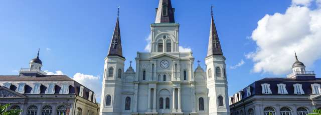 New Orleans - French Quarter: St. Louis Cathedral - King L…