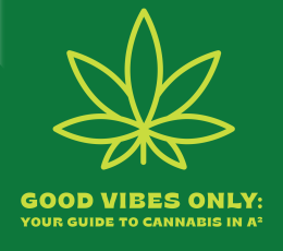 Good Vibes Only cannabis graphic