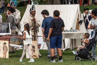 Historical Reenactors & Vendors at the 2025 Rev Fest