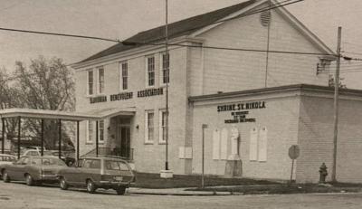Photo of what the Slavic Benevolent Association looked like before it was destroyed by Hurricane Kat…