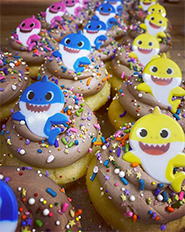 Mazetti's Bakery Pacifica Baby Shark Cupcakes
