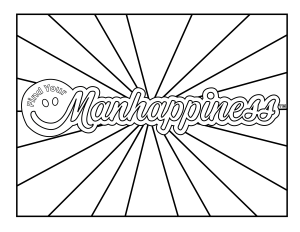 Manhappiness Coloring Page
