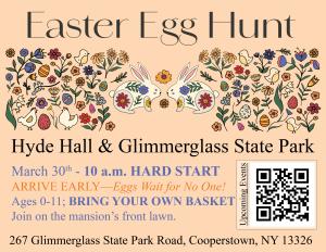 Easter Egg Hunt - Hyde Hall and Glimmerglass State Park