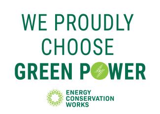 Energy Conservation Works Green Power