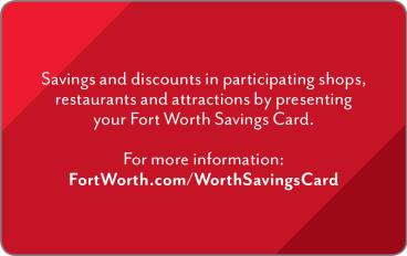 Worth Savings Card