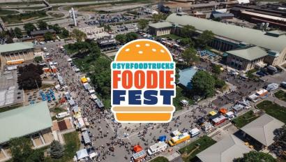 The State Fairgrounds filled with food trucks